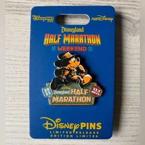 2025 Disneyland RunDisney Half Marathon Weekend Pin 13.1 NEW